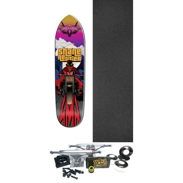 Santa Monica Airlines Skateboards Shane Reuter Pink Top Skateboard Deck - 8.5" x 33" - Complete Skateboard Bundle